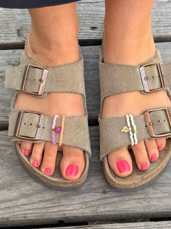 SMUK BI Sandalen Charms "rose Sparkle"