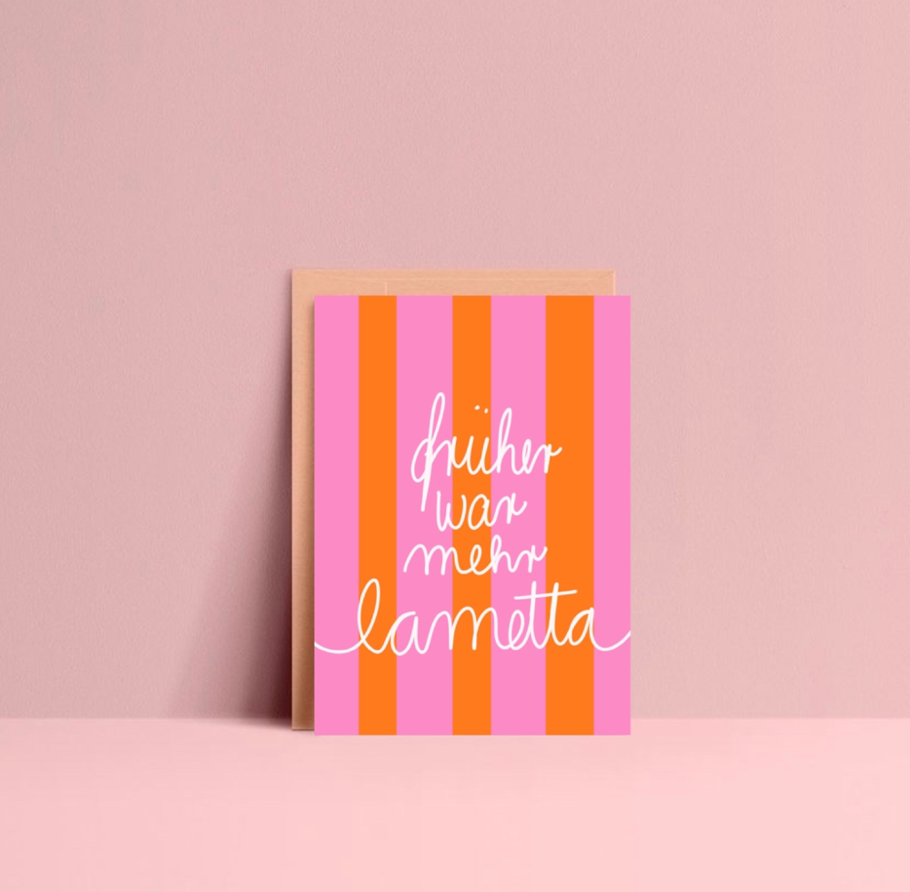 Ute Arnold Karte früher war mehr Lametta