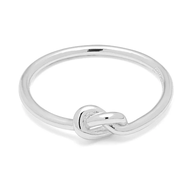 LULU COPENHAGEN Love Knot Ring Silber
