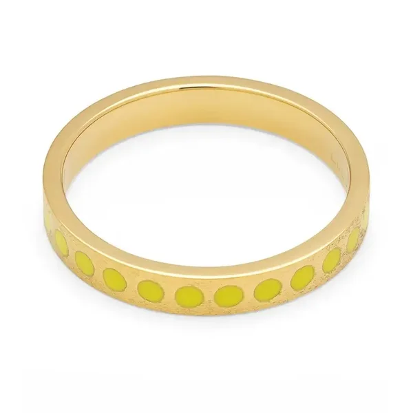 LULU COPENHAGEN Pattern Ring Wild Lime