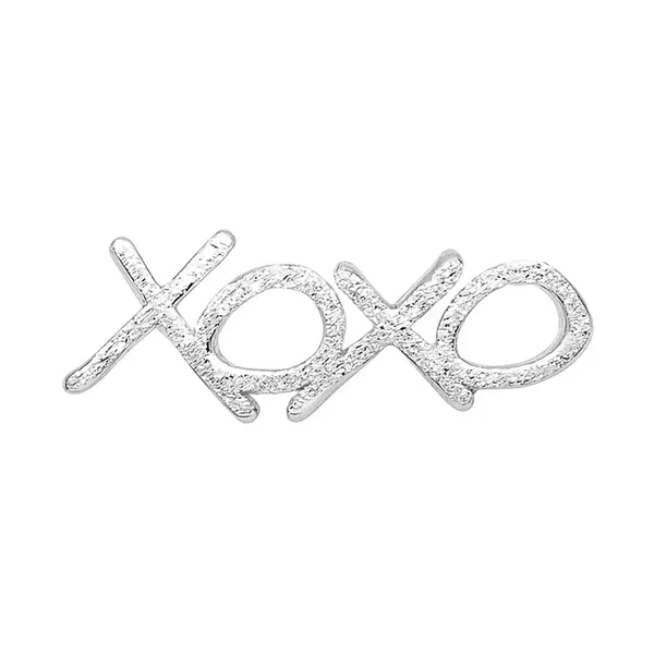 LULU COPENHAGEN Ohrstecker XOXO silber