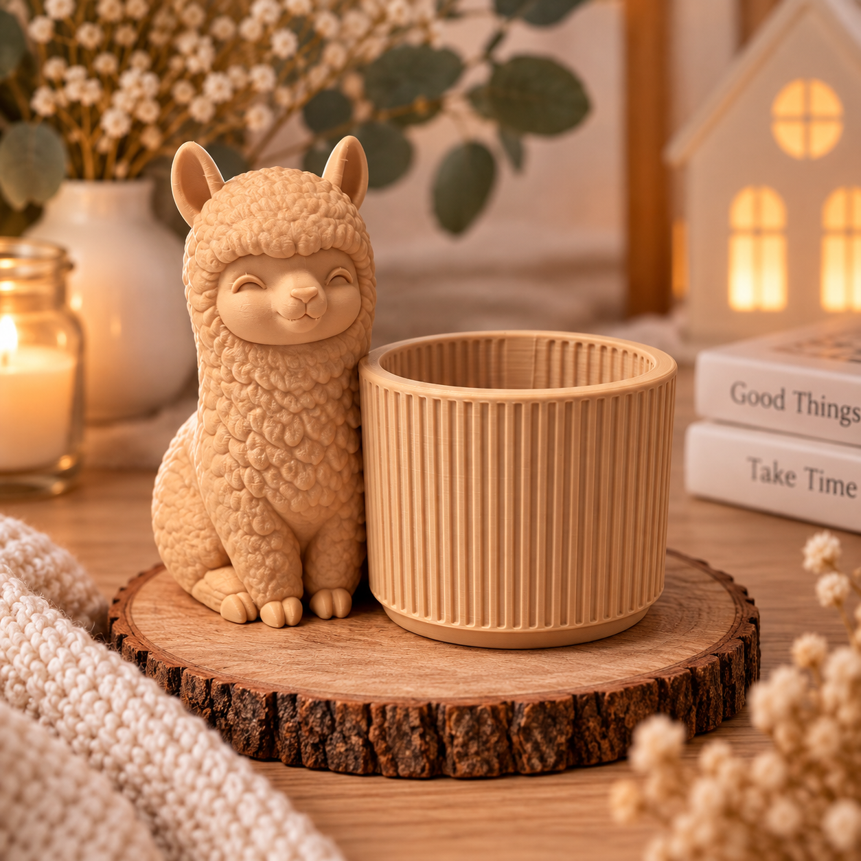 pinkky lama potje