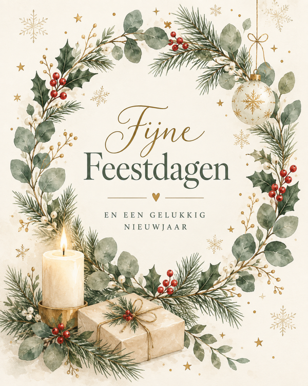 fijne feestdagen