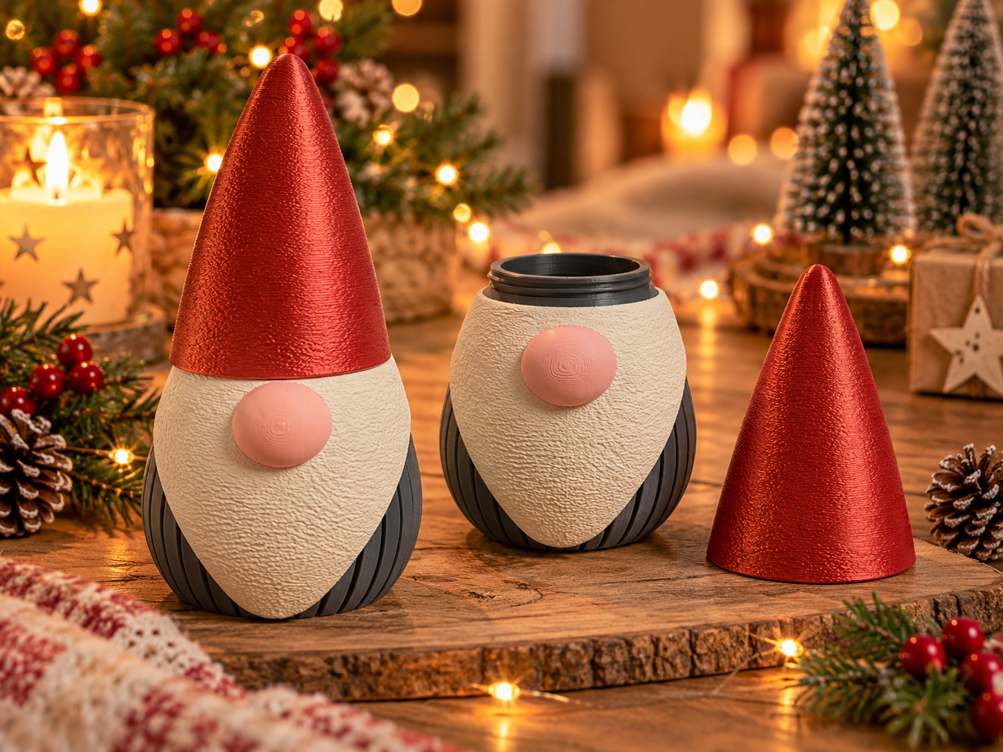 Kerstkabouter Opbergpotje