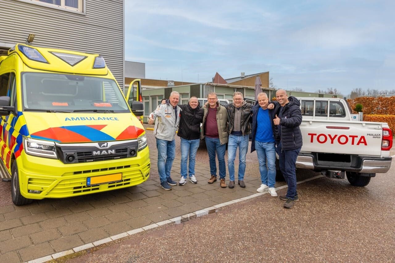Het team van stichting ' Samen voor Gambia' 