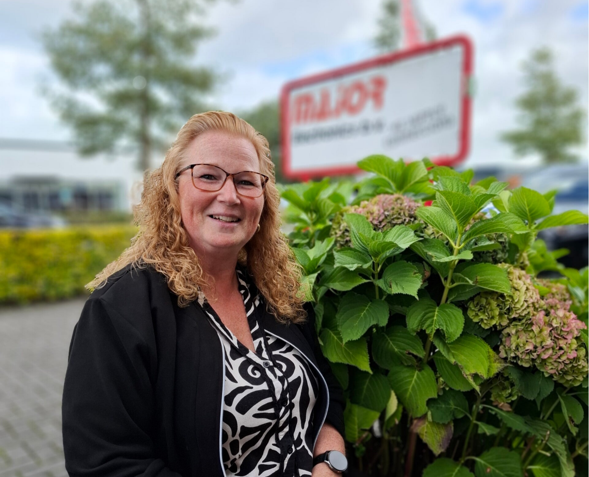 Jolanda Slip, binnendienst medewerker van Major electronics