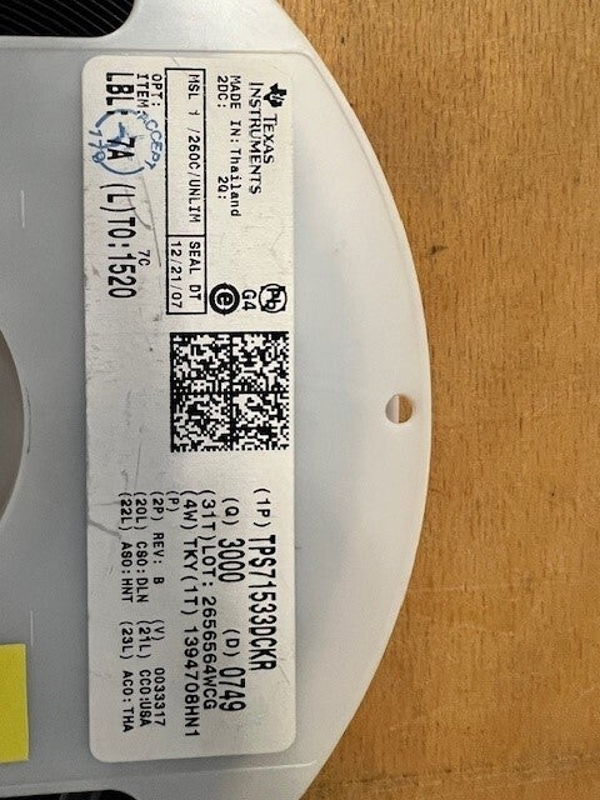 TPS71533DCKR Texas Instruments