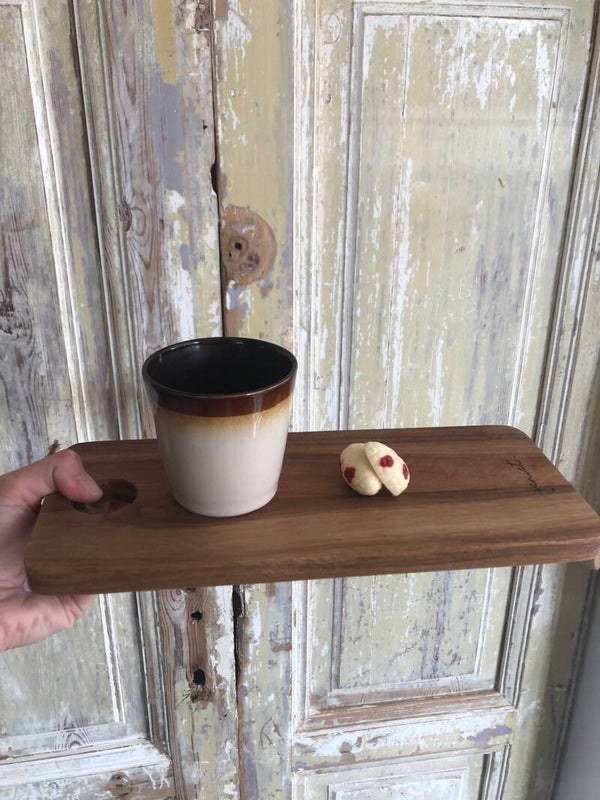 Borrelplank/ koffieplank Geniet