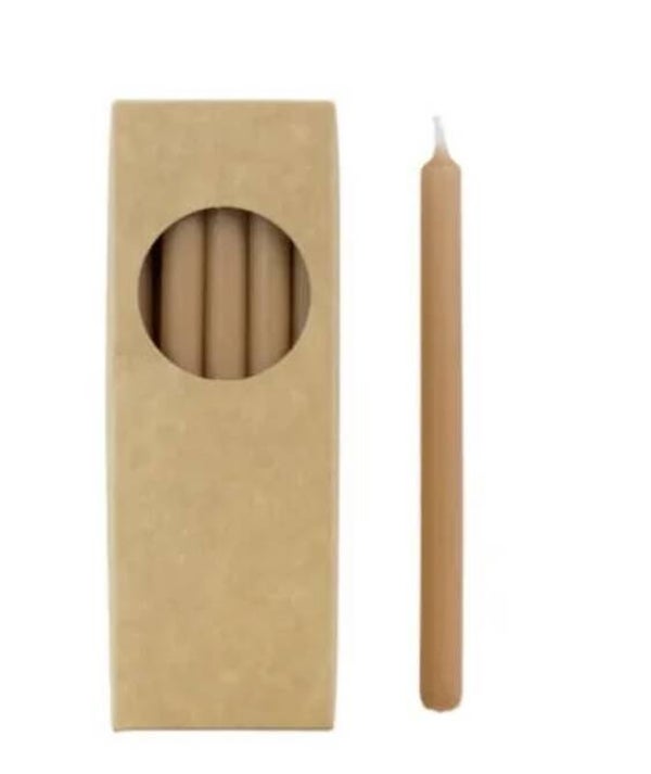 Potlood kaarsjes kleur Caramel