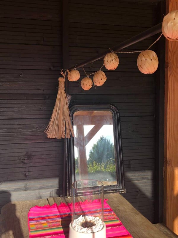 Antieke zwarte spiegel