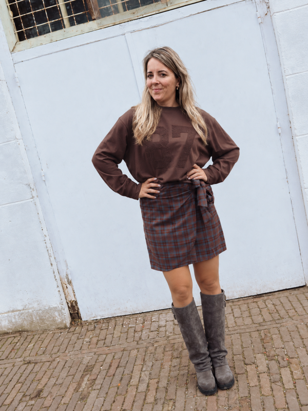 Holly bruin skirt