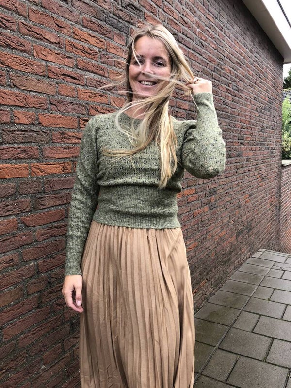 Groene prachtige trui