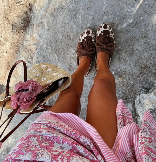 Loafers koeienprint