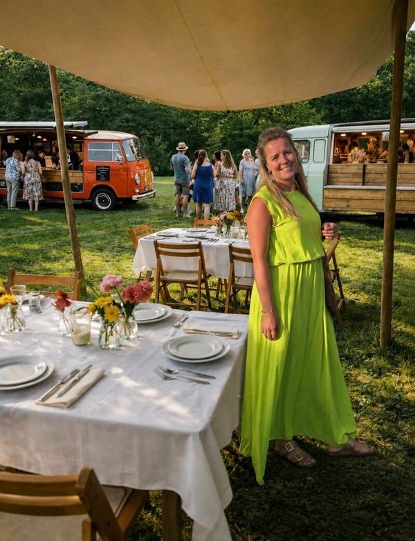 Lime groen set