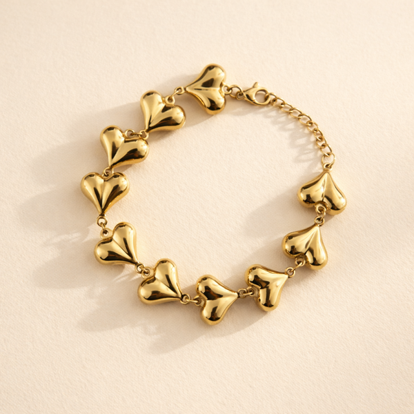 Armband hartjes