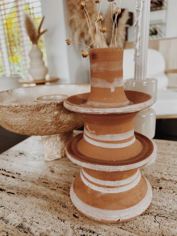 Candle holder terra