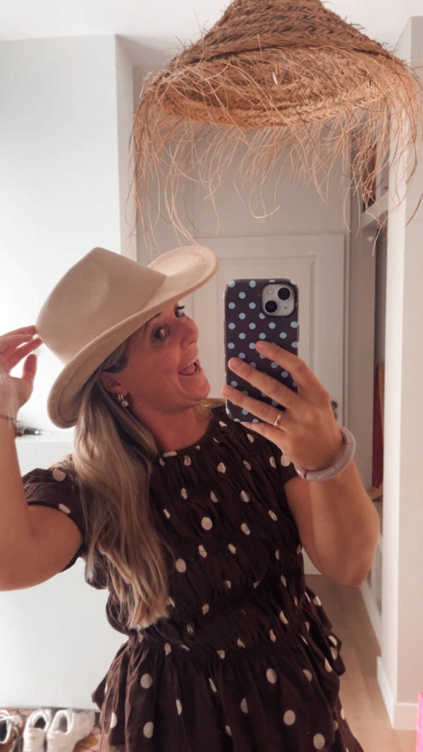 Cowboy hoed beige
