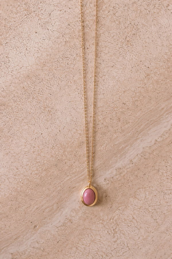 Ketting roze steen