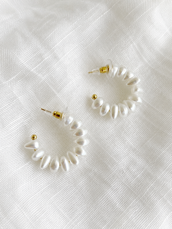 Palma Pearl Hoops