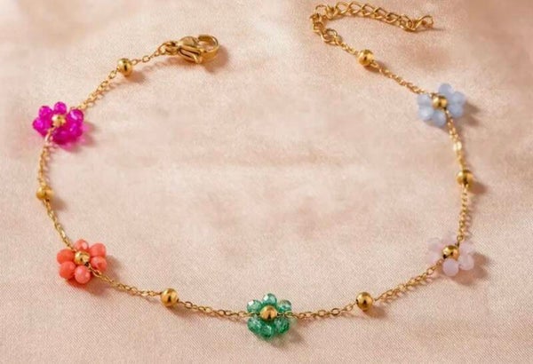 Flower armbandje