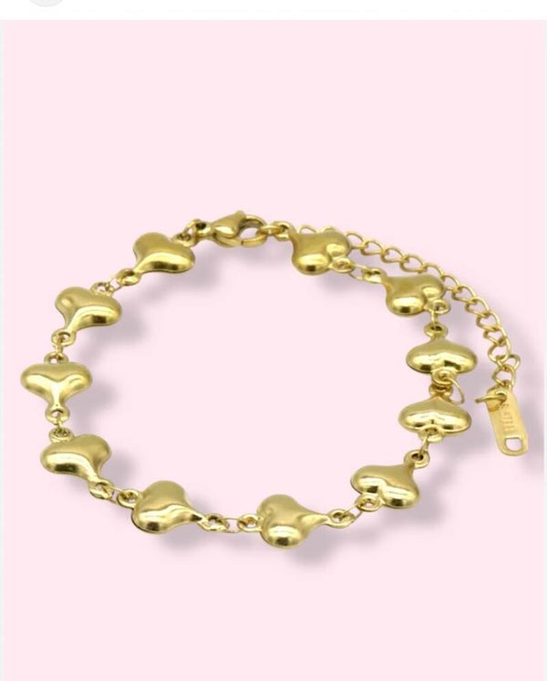 Armband hartjes