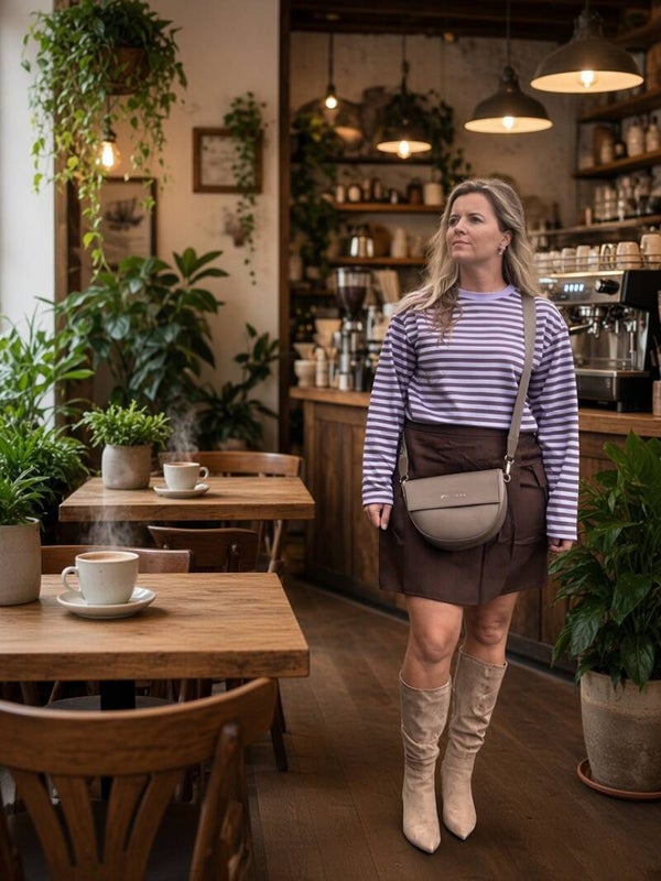 Lila-brown longsleeve