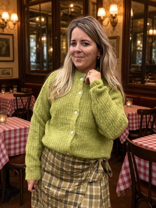 Cardigan groen