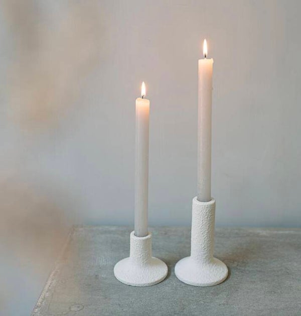 Leeff kandelaar Celeste wit maat s