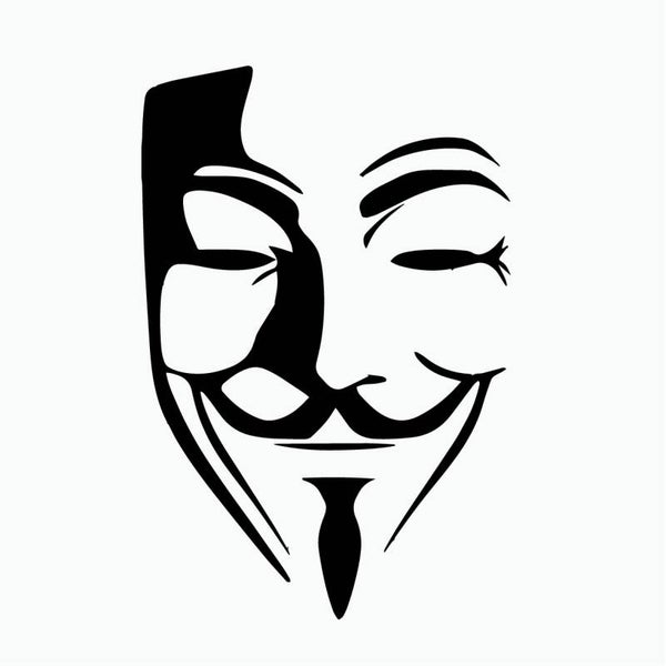 Anonymous Auto Sticker