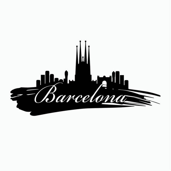 Barcelona Muursticker