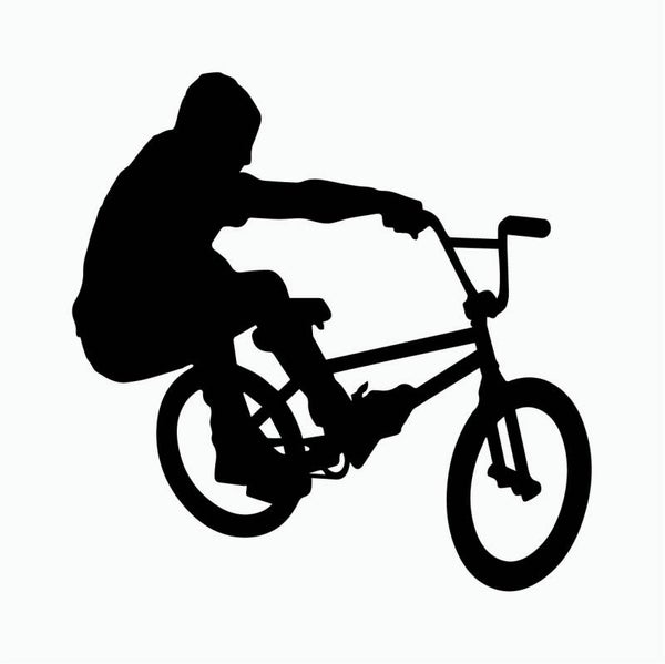 Bmxer Stunt Muursticker