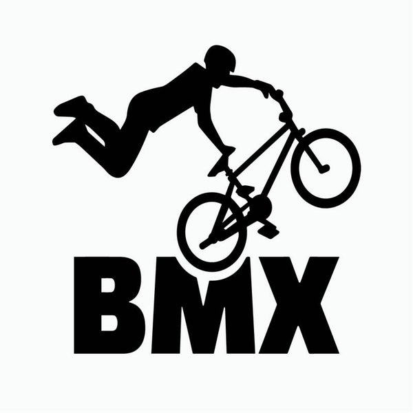 Bmx Superman Muursticker