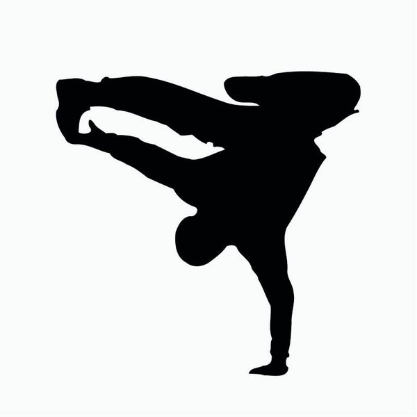 Breakdancer Trick Muursticker