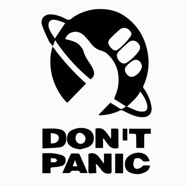 Dont Panic Auto Sticker