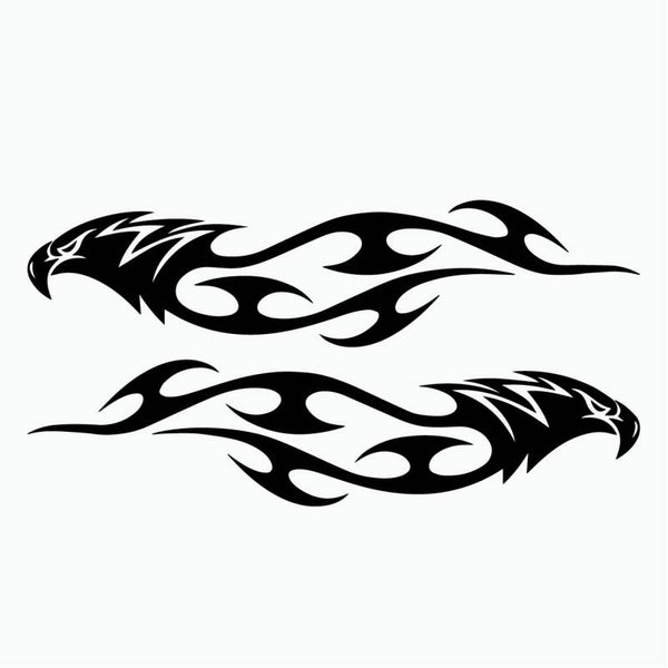 Eagles Vlames Auto Sticker