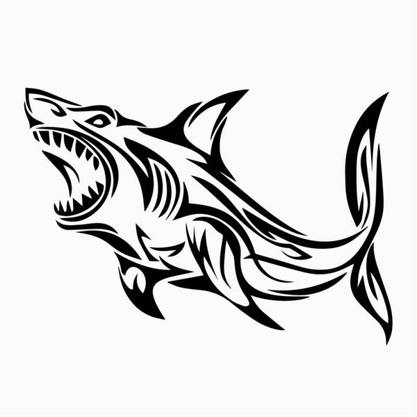 Haai Tribal Auto Sticker