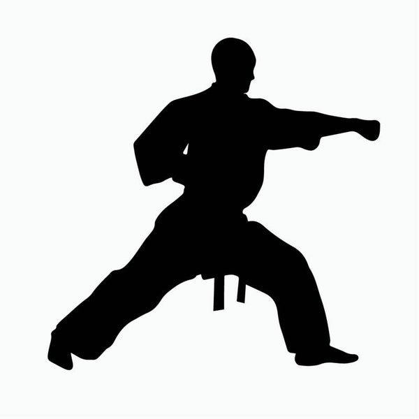Karate Muursticker