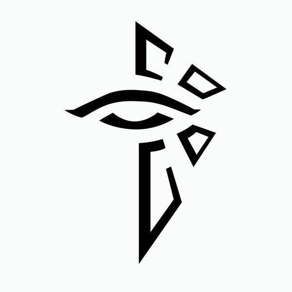 Oog Driehoek Auto Sticker