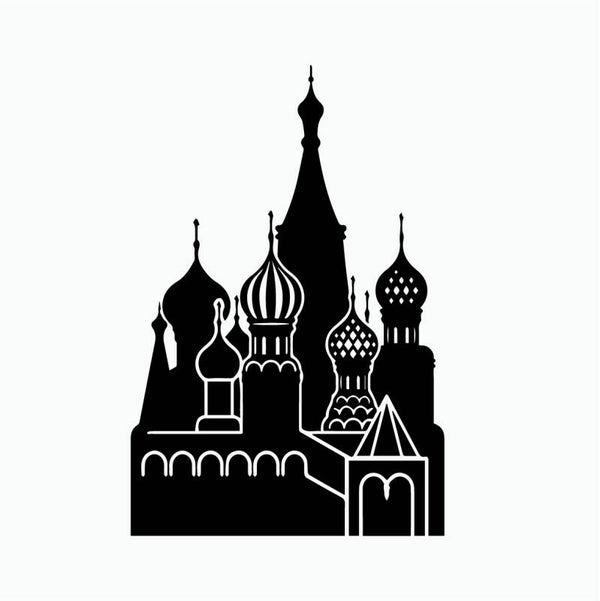 Russisch Gebouw Muursticker