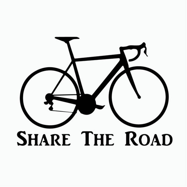 Share The Road Muursticker