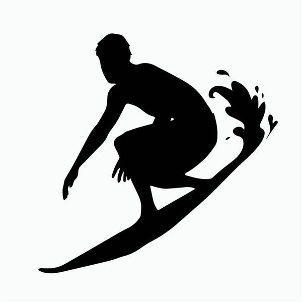 Surfer Muursticker