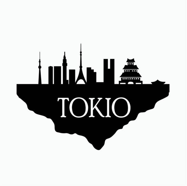 Tokio Skyline Muursticker