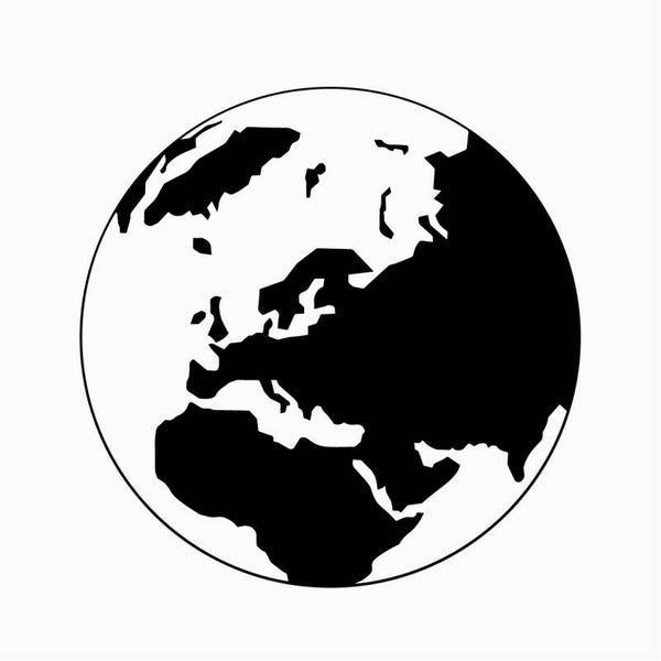 Wereldbol Muursticker