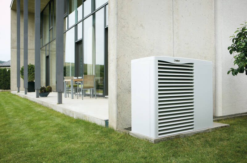 Buitenunit lucht-water warmtepomp