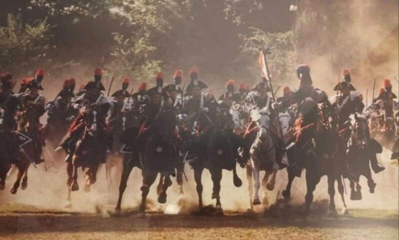 Carica di Pastrengo a Piazza di Siena 1990