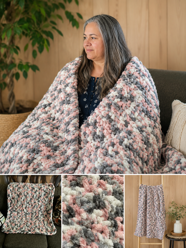 Handmade Chunky Knit Blanket | Soft Chenille Throw Blanket | Cozy Home Decor | Baby Blanket | Housewarming Gift | Handmade Gift