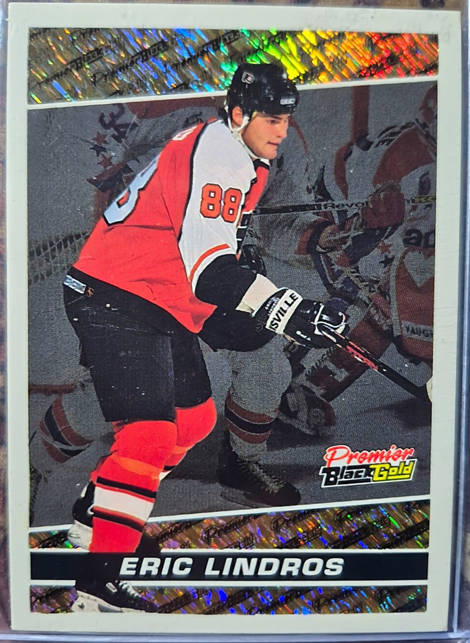 Eric Lindros 1993-94 OPC Premier Black Gold #12