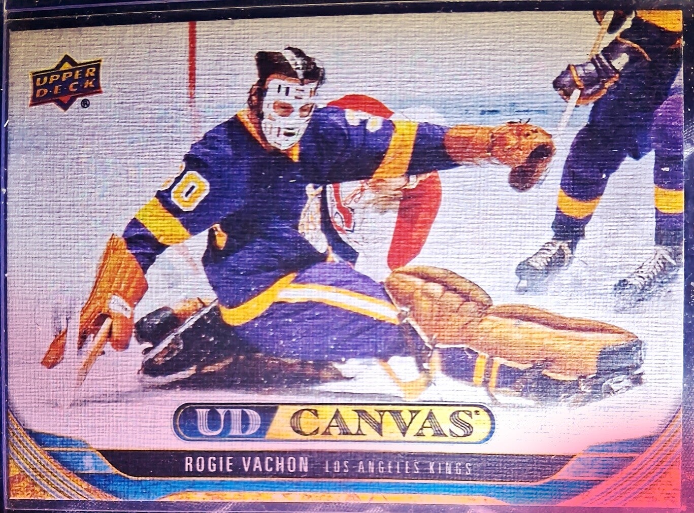 2024-25 Rogie Vachon Upper Deck Series 2 Rangers HOF Jean Ratelle #C242 SP UD Retired Canvas
