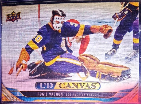 2024-25 Rogie Vachon Upper Deck Series 2 Rangers HOF Jean Ratelle #C242 SP UD Retired Canvas