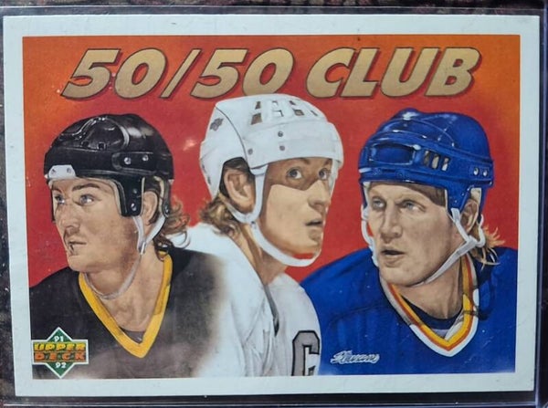 Mario Lemieux/Wayne Gretzky/Brett Hull The 50/50 Club